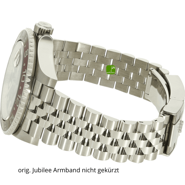 Rolex GMT 126710BLRO Armband links 