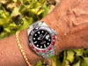 Rolex GMT 126710BLRO am Arm 