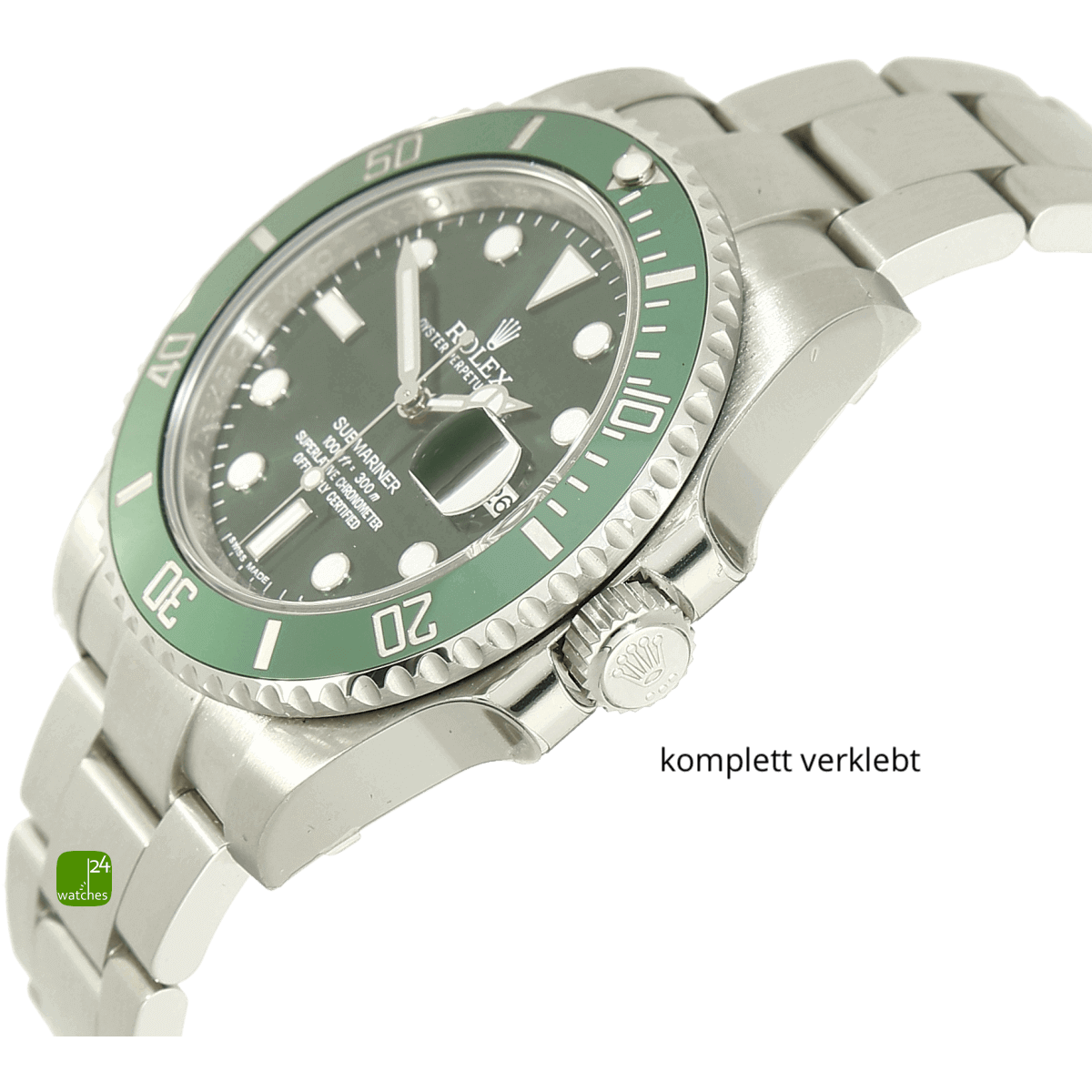 116610LV Rolex Submariner Hulk Gehaeuse rechts