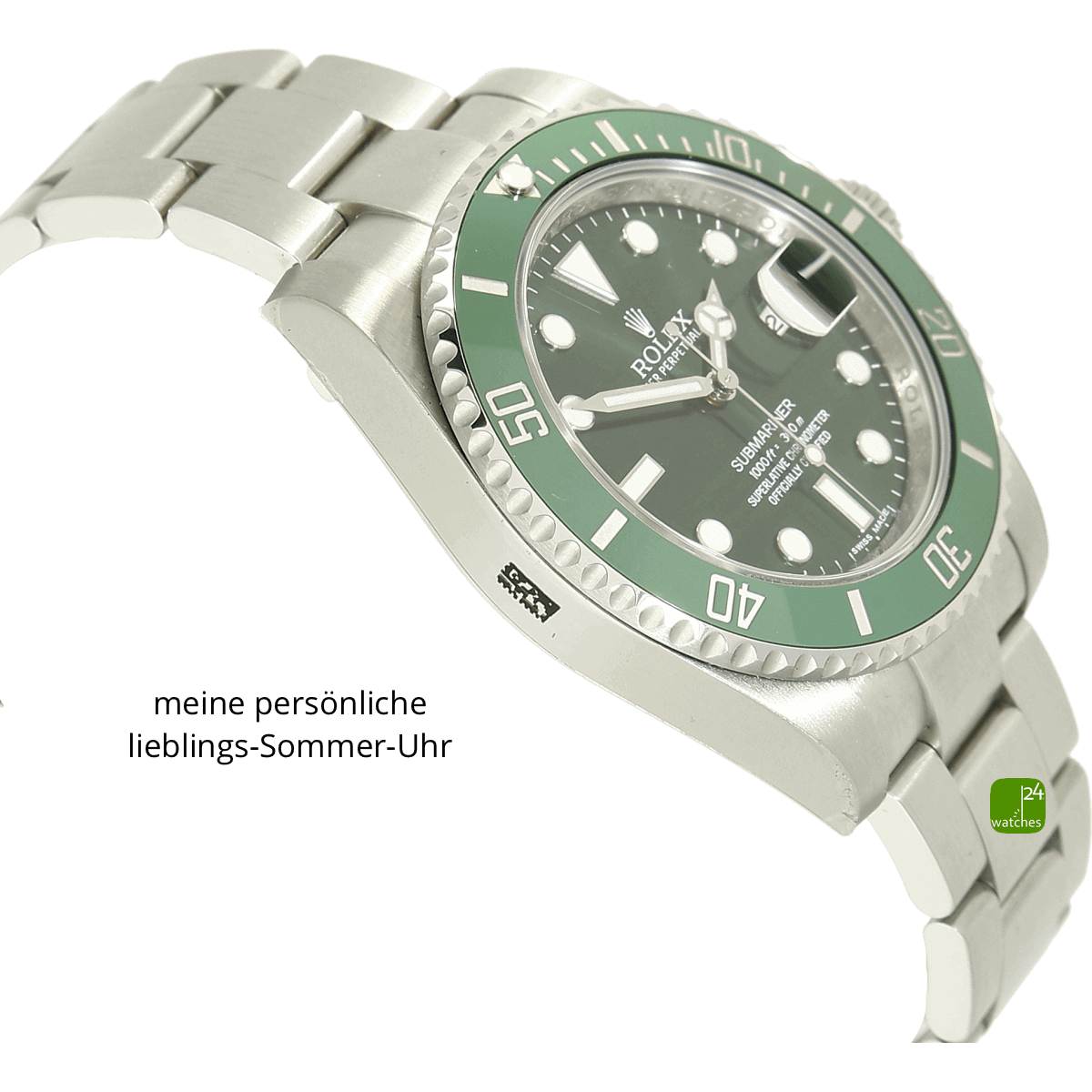 116610LV Rolex Submariner Hulk Gehaeuse links 