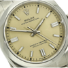 Rolex Oyster Perpetual 36 beige neu Zifferblatt 