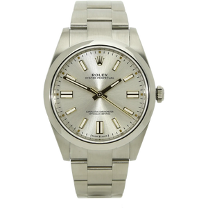 Rolex Oyster Perpetual 41 silber 124300 stehend