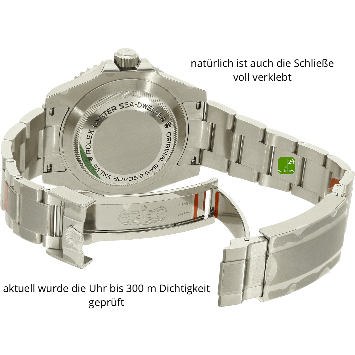Rolex Sea Dweller 116600 Schliesse offen 