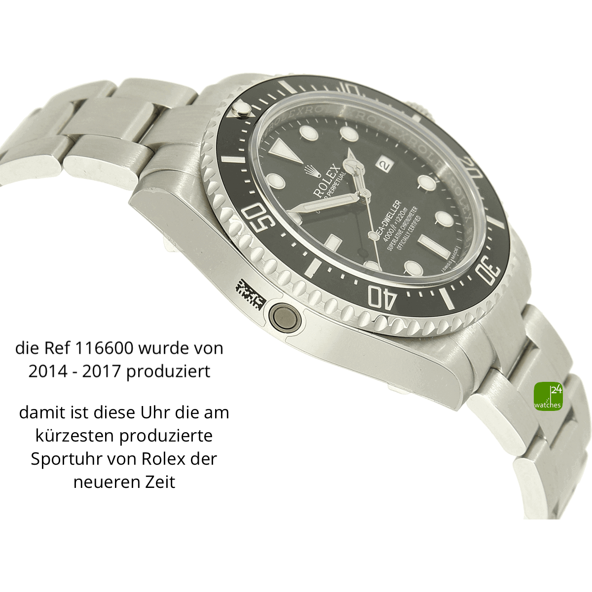 Rolex Sea Dweller 116600 Gehaeuse links 