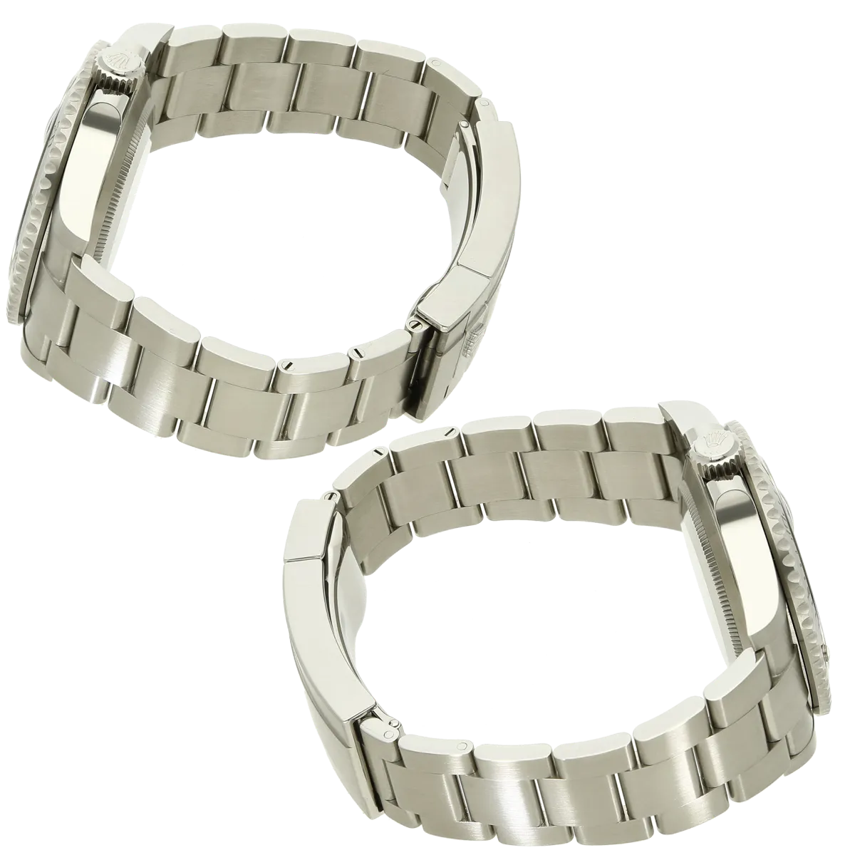 neue Rolex Submariner 126610LN 2022 Armband lins rechts 