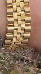 Rolex Datejust Borke gold Video 