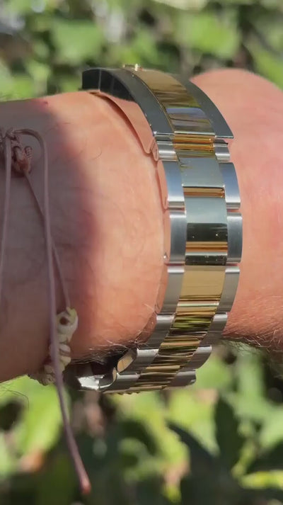 Rolex Submariner St Go blau 116613LB Armdreh Video