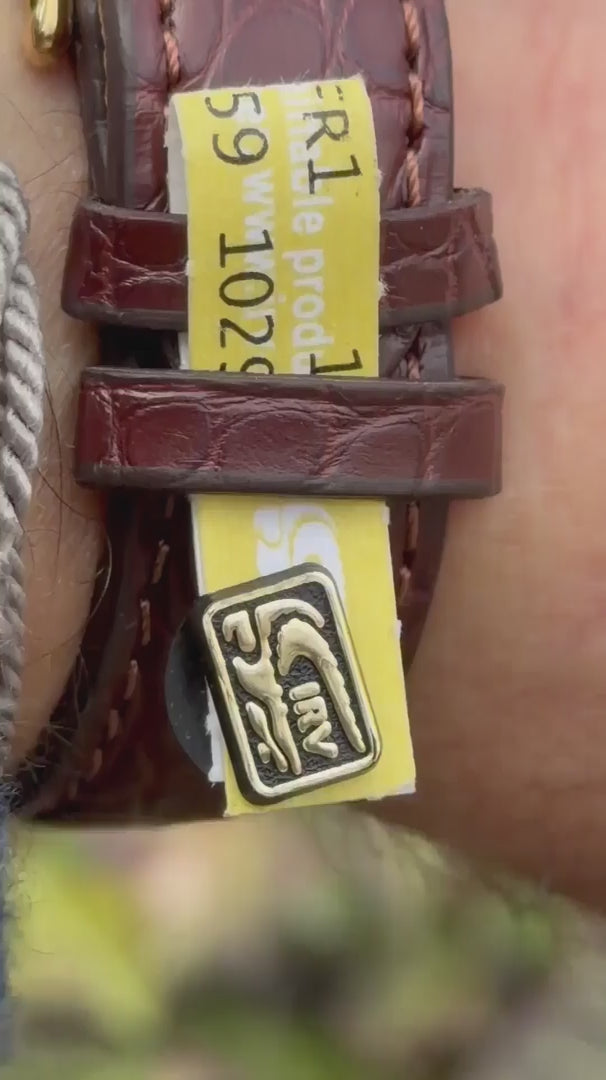 Cartier Tank must mech. braunrot Video 