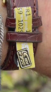 Cartier Tank must mech. braunrot Video 