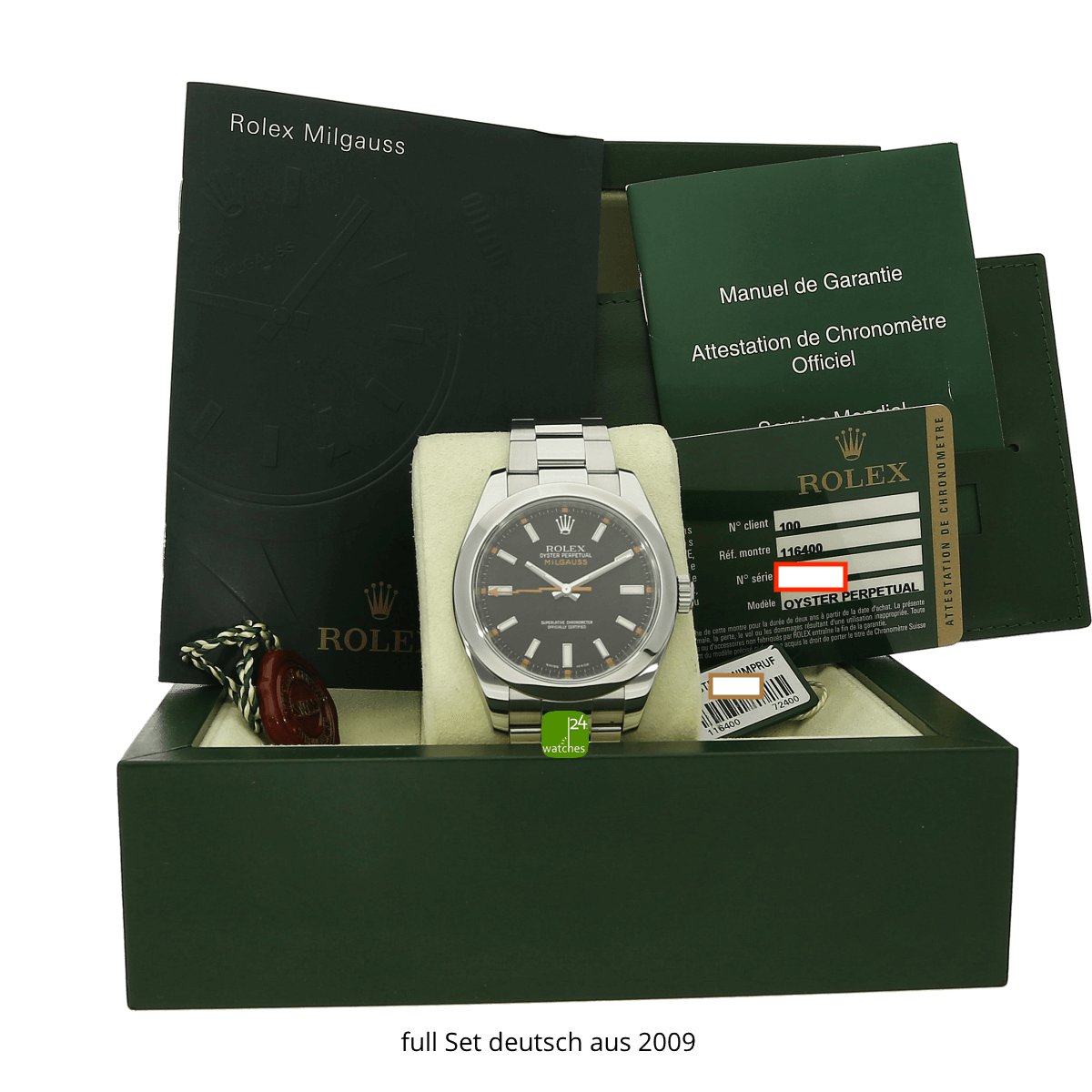 Rolex Milgauss in der Original Rolex Box mit Papieren