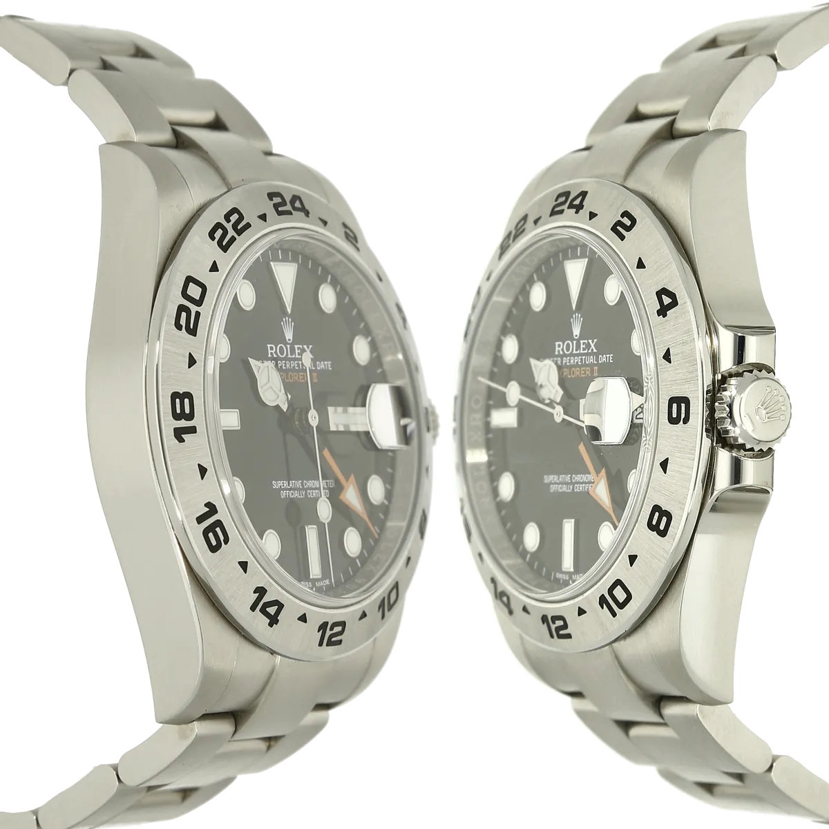Rolex Explorer II 216570 2022 Gehaeuse links rechts 