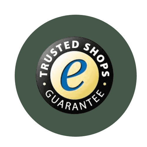 Logo Trusted Shops auf grünem Punkt