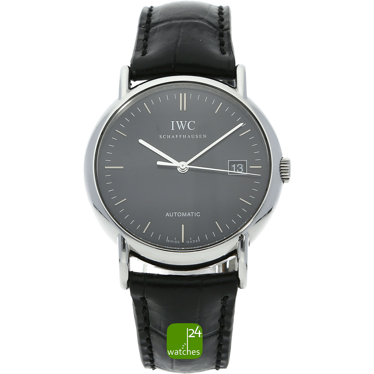 IWC Portofino Automatik 38 mm schwarz 3533 watches24.com 