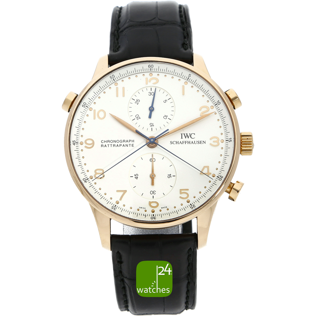 IWC Portugieser Rattrapante 750 ROTGOLD IW371203 B & P
