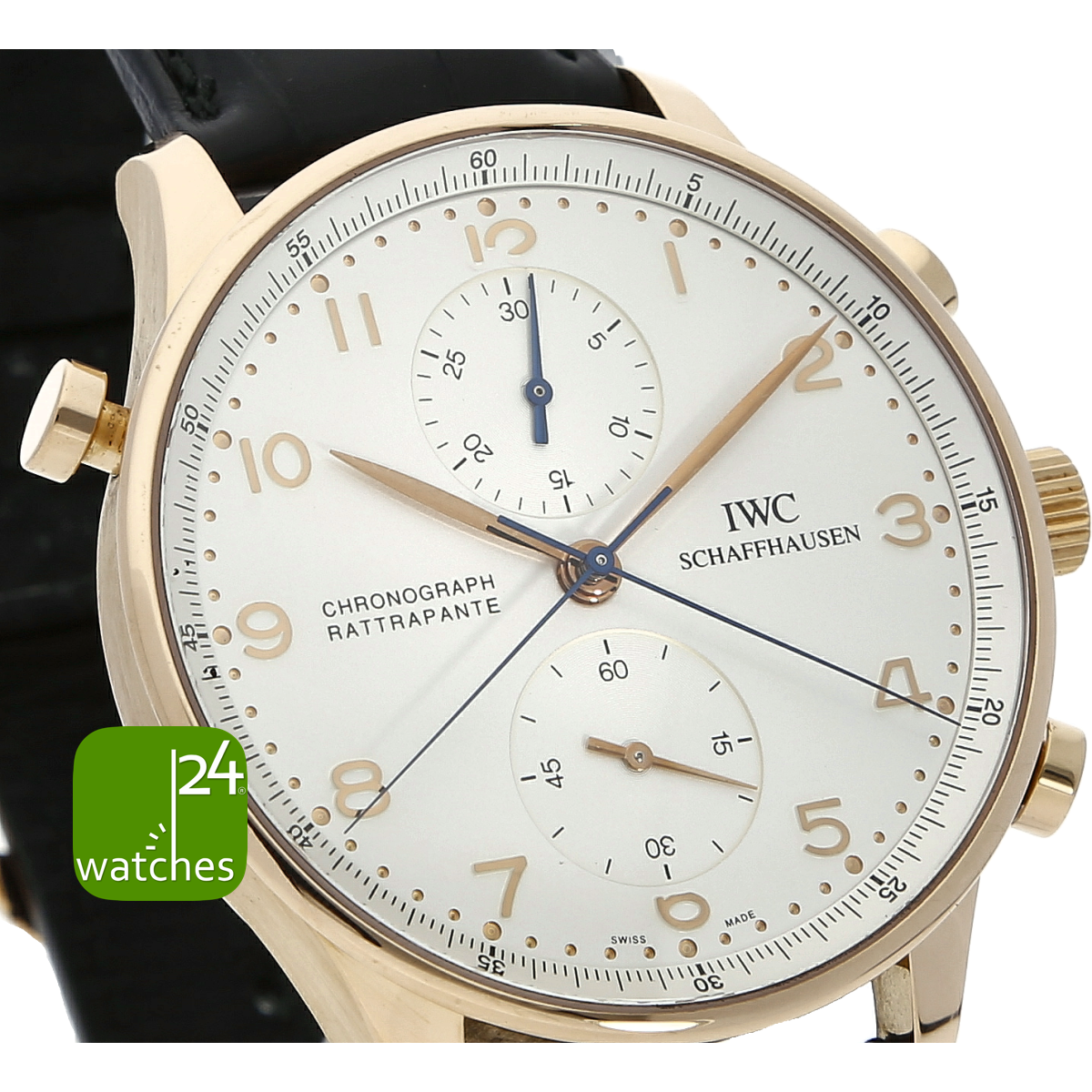 IWC Portugieser Rattrapante 750 ROTGOLD IW371203 B & P