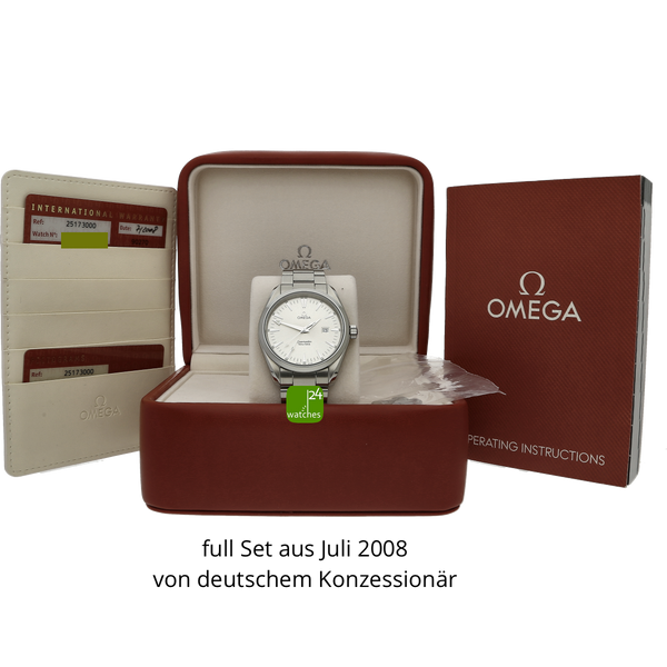 Omega Seamaster Aqua Terra in der Original Omega Box mit Bedienungsanleitung und Garantiekarten