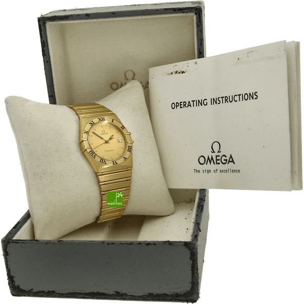 Omega Constellation Gold mit Original Box die Uhr sowie eine Bedienungsanleitung