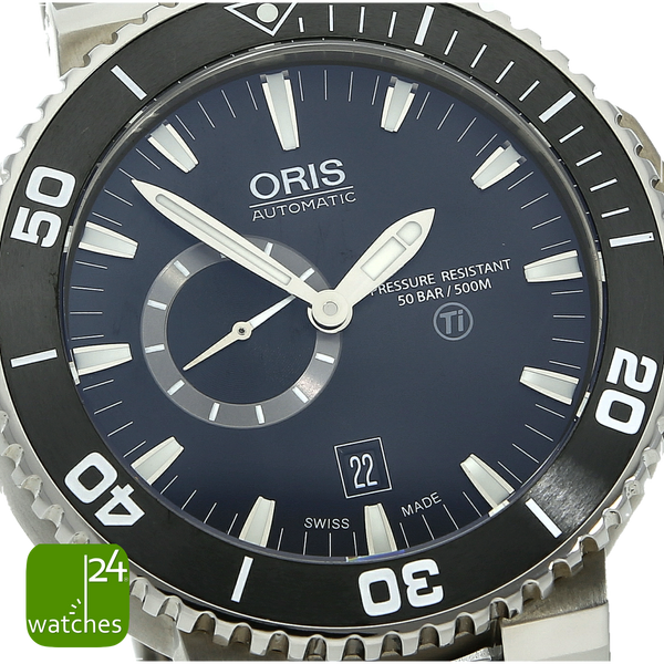 Oris Aquis Titan 500m with original box watches24