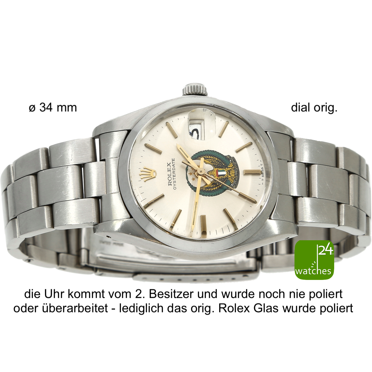 rolex-oysterdate-precision-6694-uae-liegend