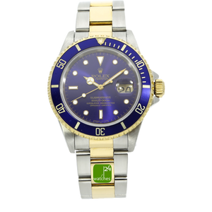 rolex-submariner-stahl-gold-16613-blau-stehend